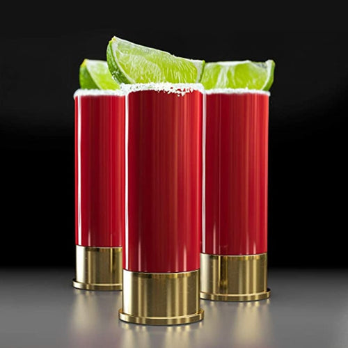 12 GA Caliber Shot Glass - Set of 4