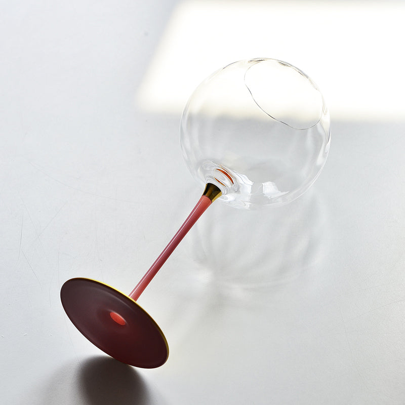 Red Lantern Burgundy Glass - Set of 2