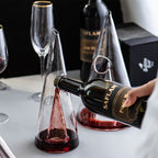 Pour perfection with the exclusive "Pyramid Pour" design