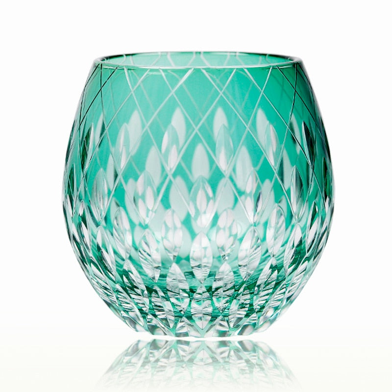 Pandora forest-inspired design on the exquisite Edo Kiriko Ren Glass
