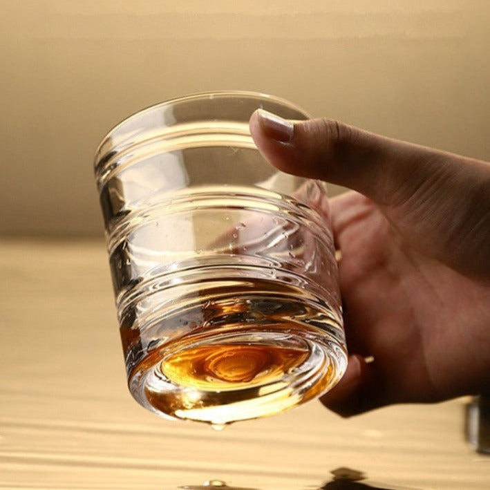 rocking whiskey glass by glasscias