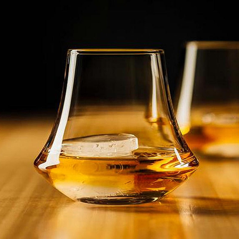 Refined Volcano Whiskey Snifter modern design