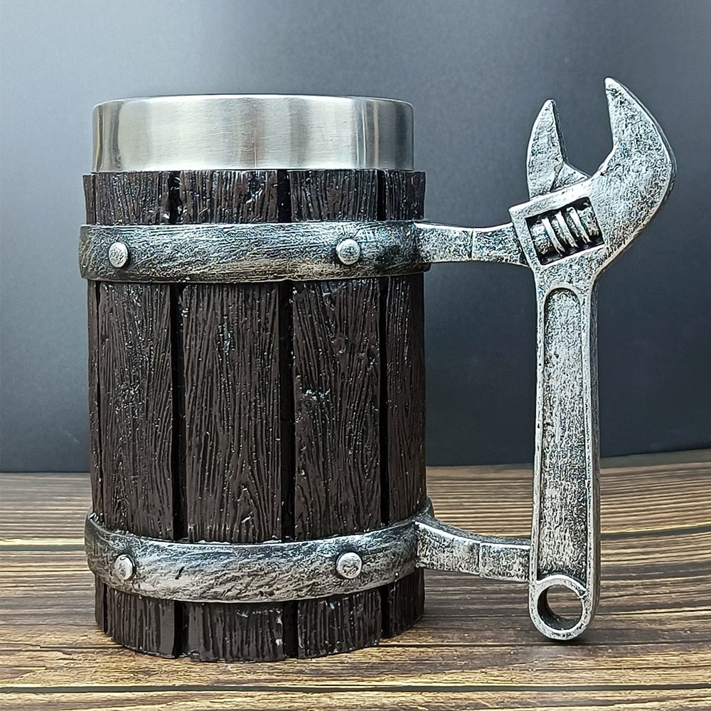 Norse Oak Beerspanner wood beer mug