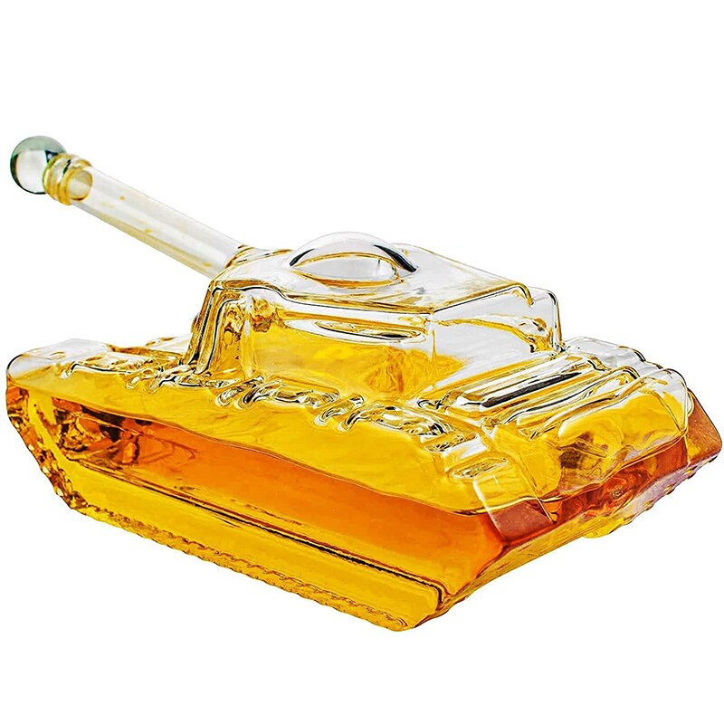 Unique gift idea for military history buffs: the tank decanter