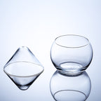 stemless martini glass by glasscias