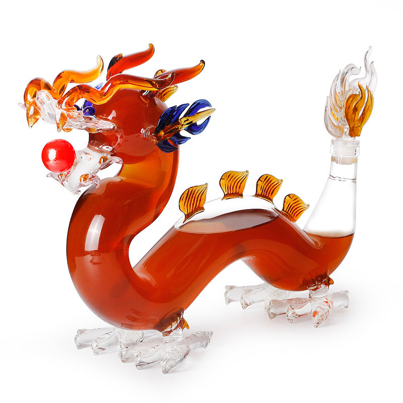 Gift good luck and prosperity with the Dragon Decanter