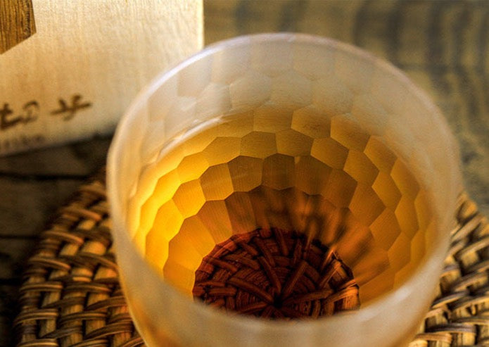 Japanese Honeycomb Whiskey Glass