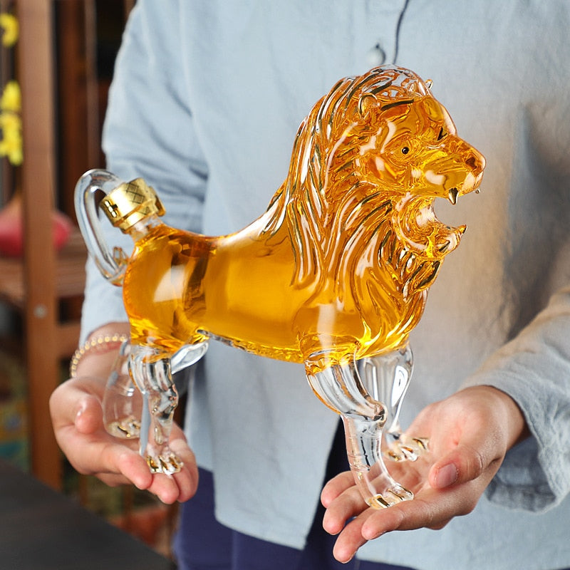 Majestic King of the Jungle Decanter