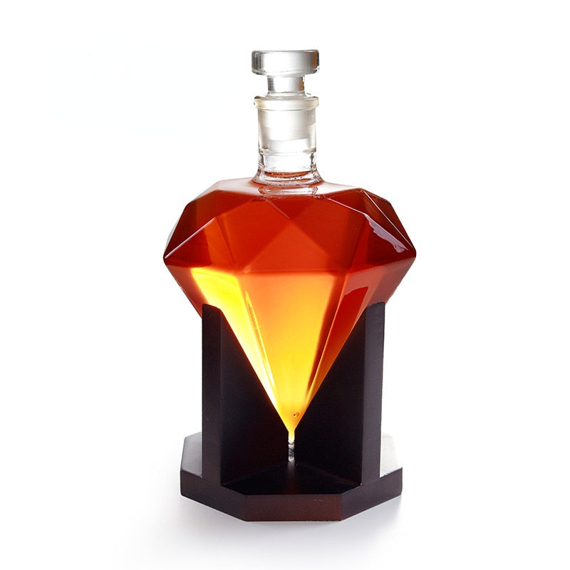Unique gem-inspired liquor decanters