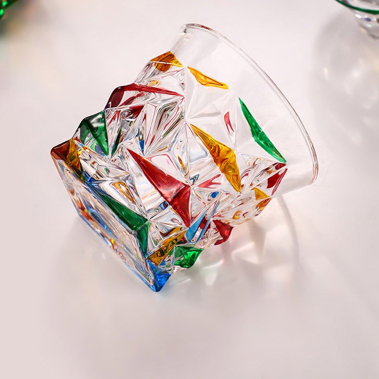 Vase-shaped Glacier de Murano with radiant hues